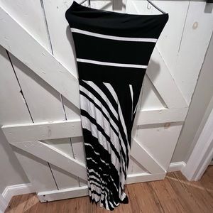 Strapless maxi dress / skirt